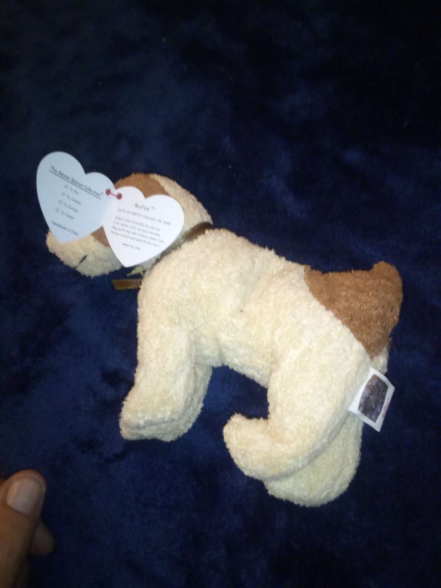 2000 Ty beanie babies Rufus mint selling collection off