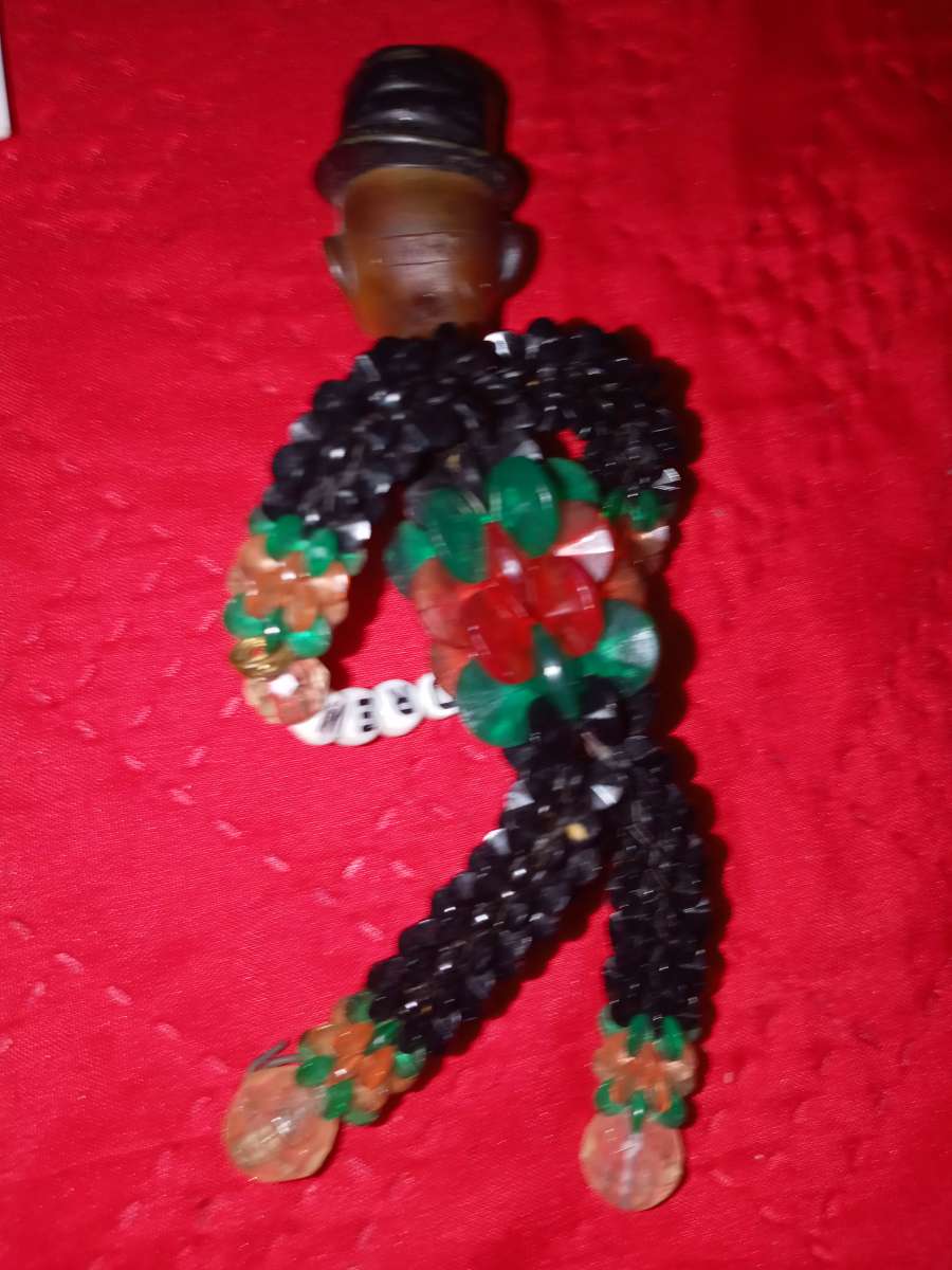 vintage clown Christmas ornament from 1950s