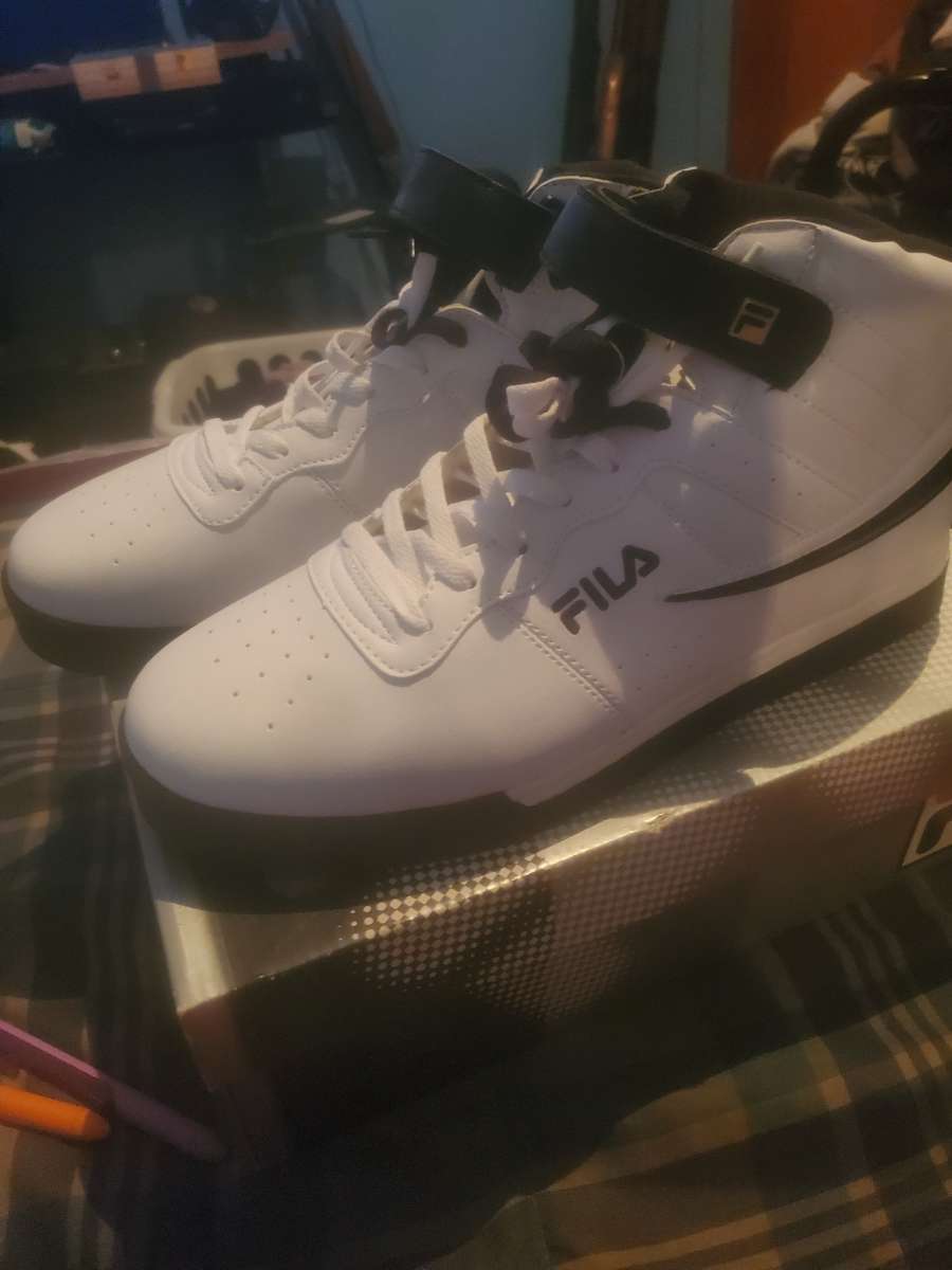 Mens White Fila Shoes