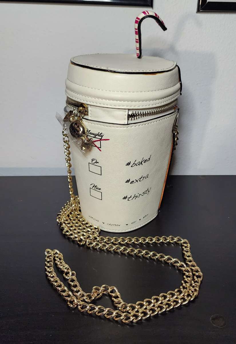 Betsey Johnson gingerbread latte purse