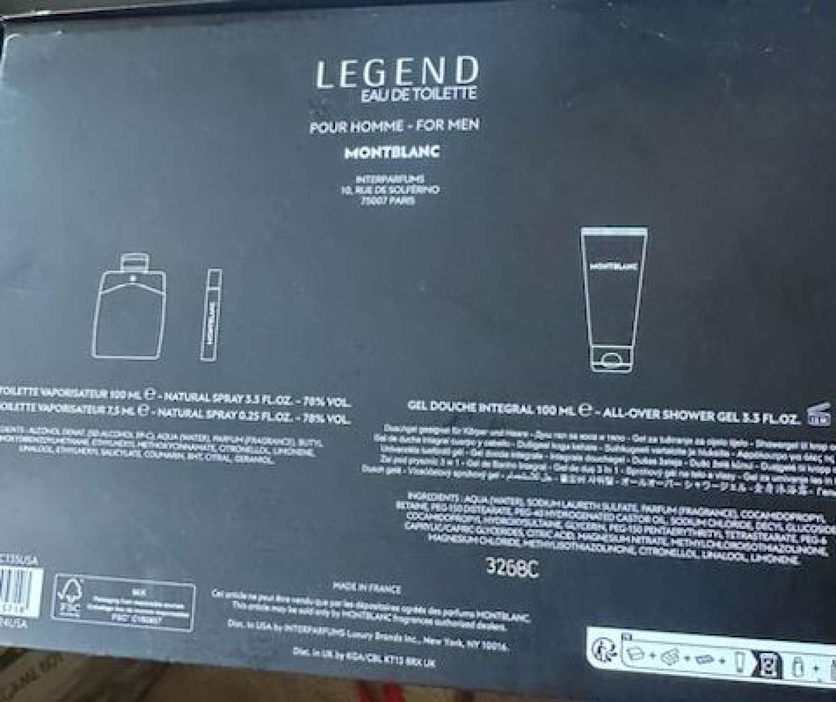 Armani Montblanc and designer cologne gift box sets