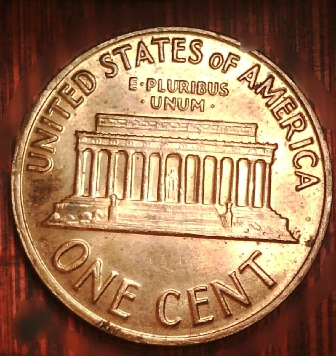 1971 d Lincoln Memorial Cent DOUBLED DIE OBVERSE CIRCULATED