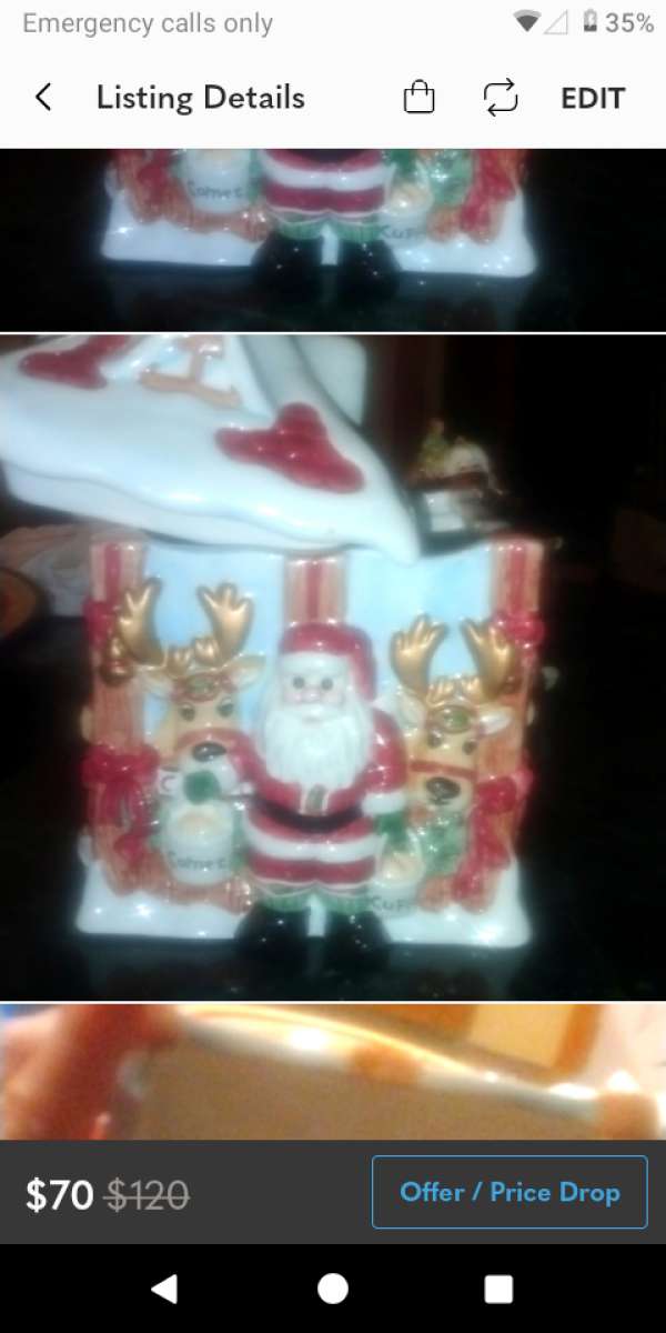 Fitz and Floyd cookie jar