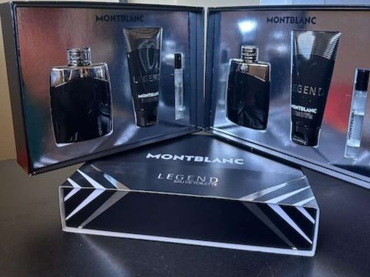 Armani Montblanc and designer cologne gift box sets