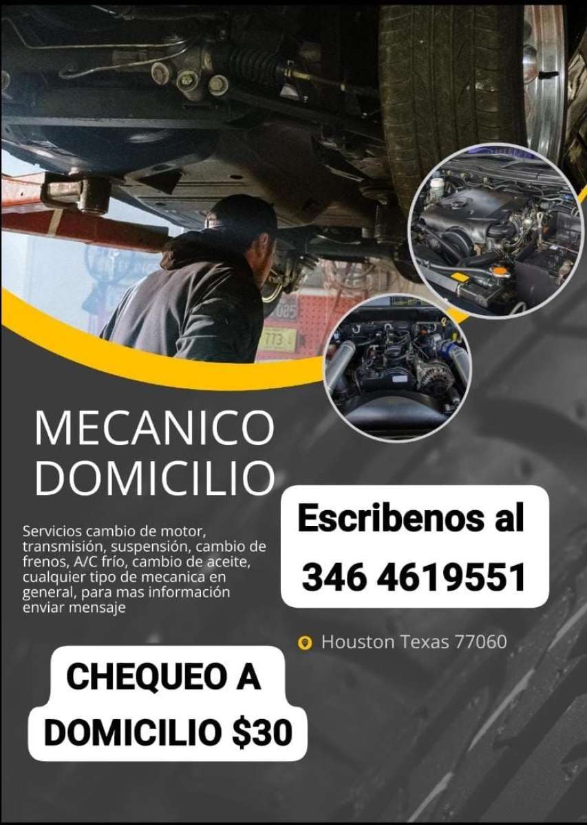 Mecanico a domicilio