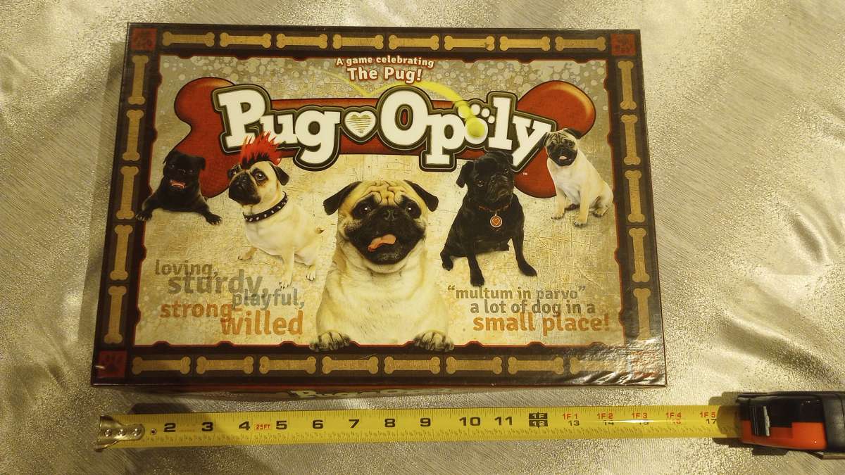 Pugopoly the Monopoly pug dog board game