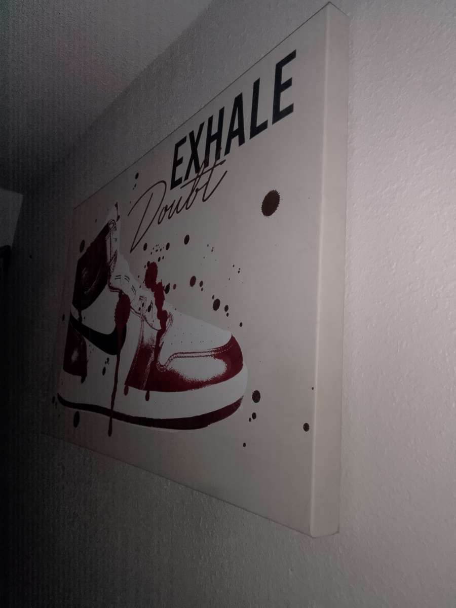 AIR JORDANS 1 BEDROOM POSTER