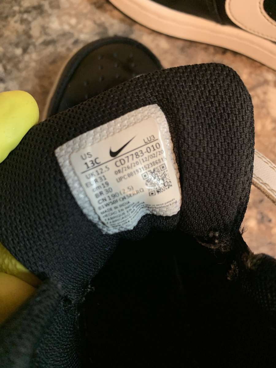 Nike Kids Court Borough 2 High Top Sneaker 13C