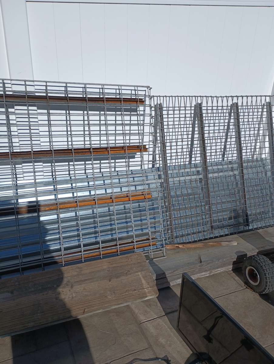 industrial shelving two pieces