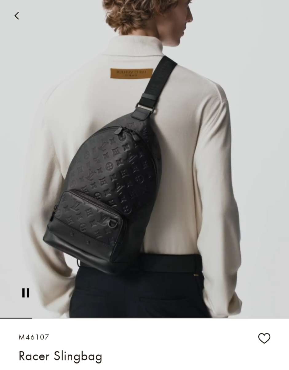 LOUIS VUITTON Racer Backpack Rucksack M46109 Monogram Shadow