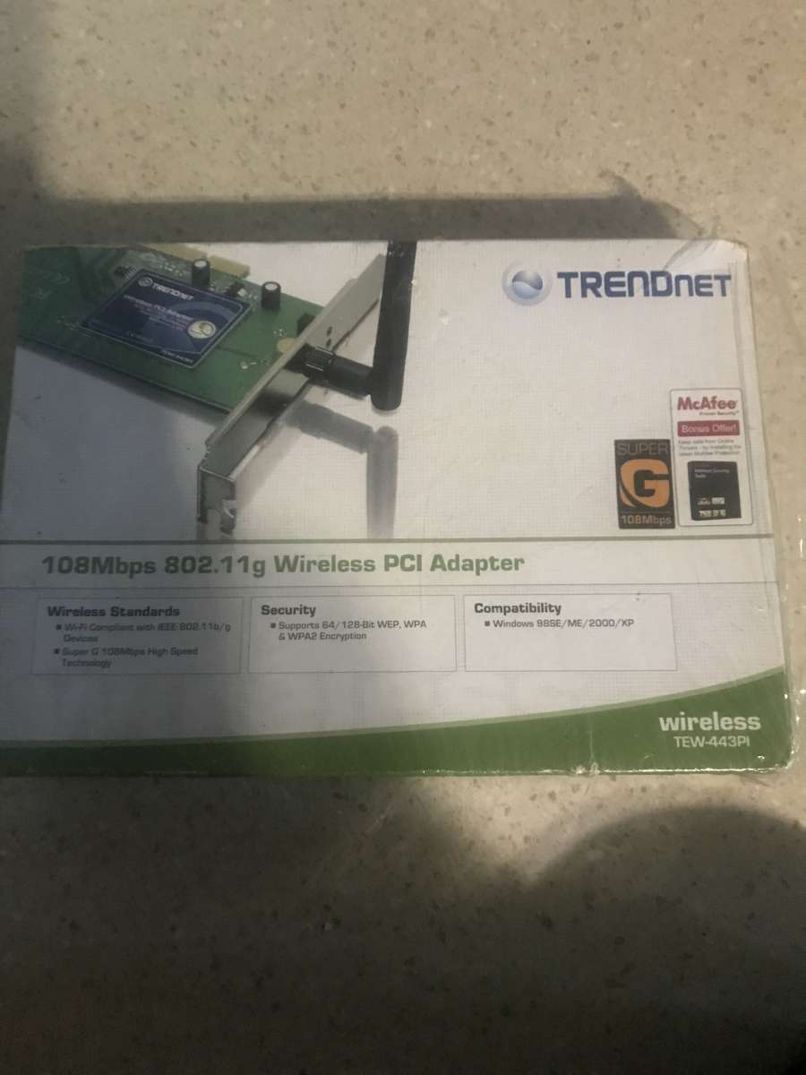 Trendnet wireless PCI ADAPTER