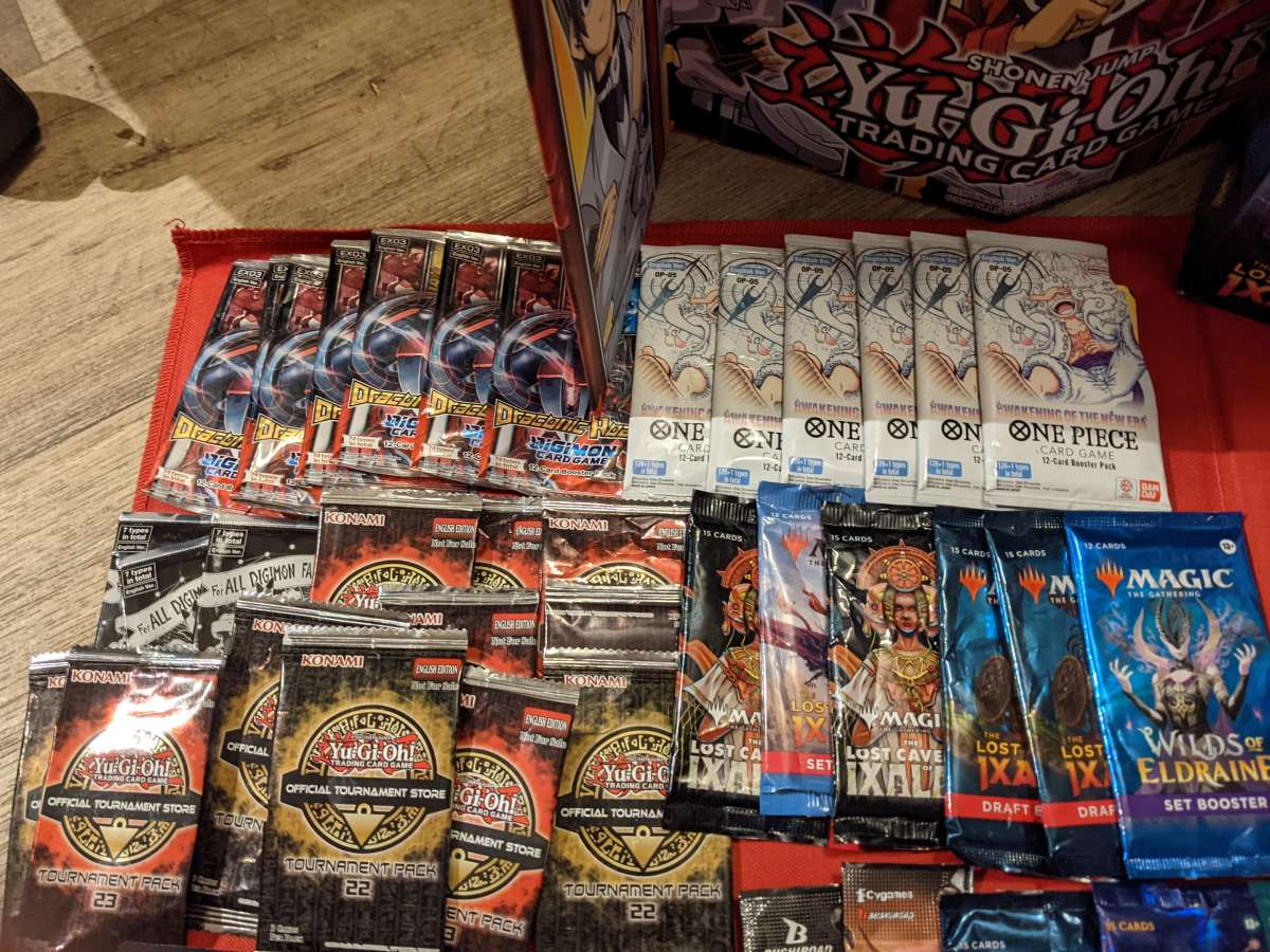 unopened Pokemon and magic stuff