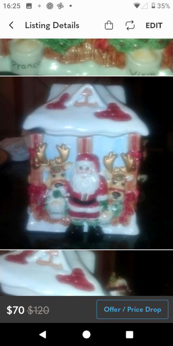 Fitz and Floyd cookie jar