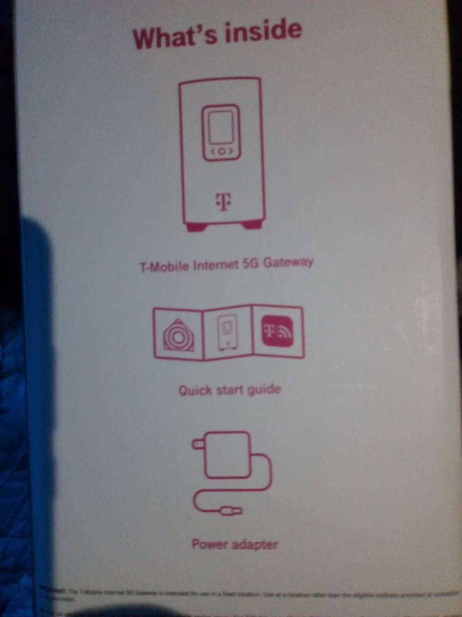 TMobile 5g gateway Internet