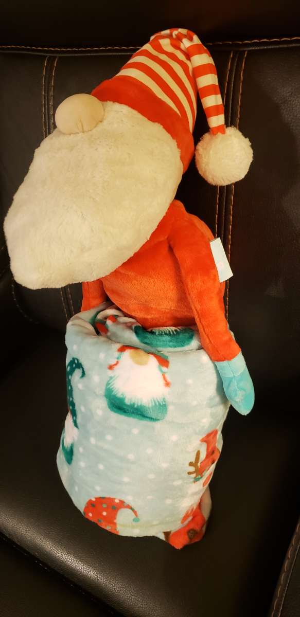 Santa Gnome Max Studio Throw Blanket and Kids Decorative San