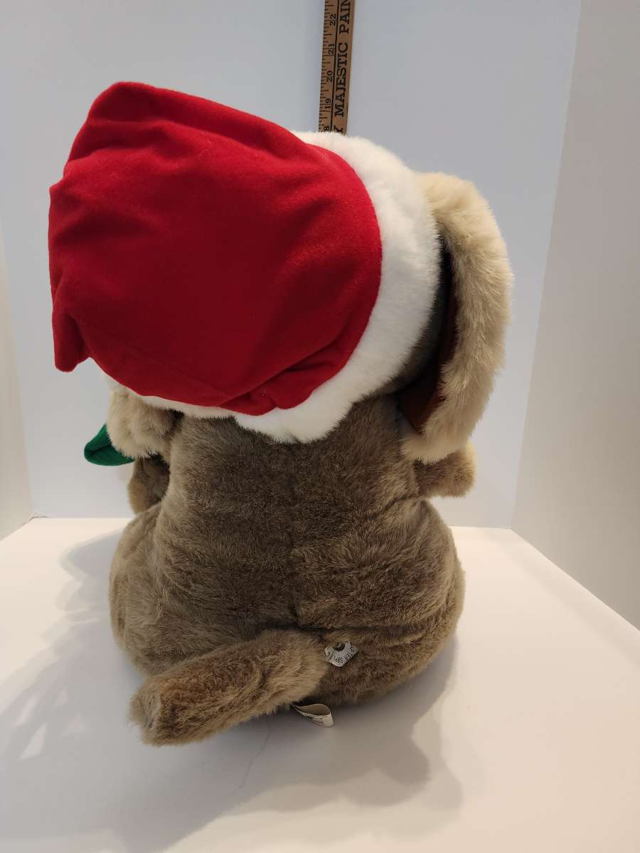 Vintage Animated Plush Dog By Santas Best