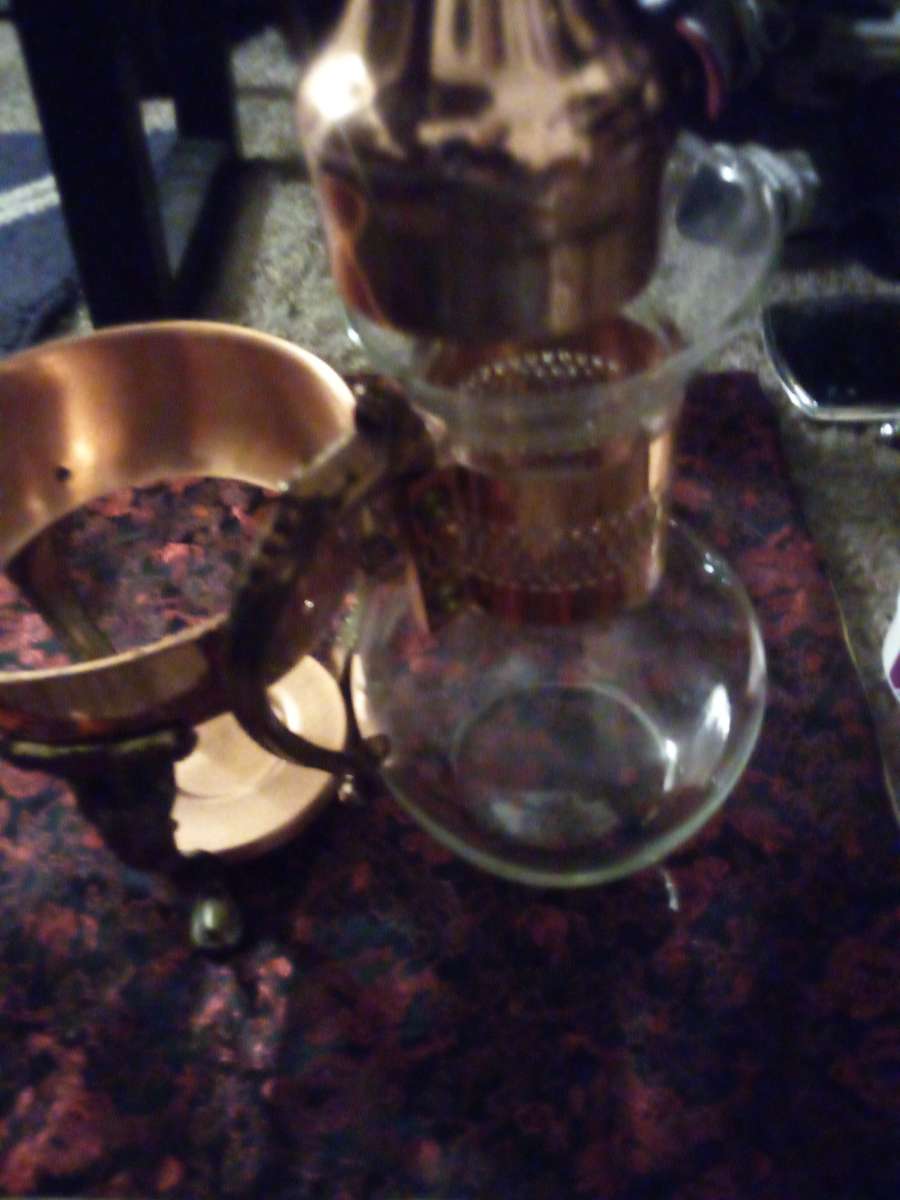 antique tea and coffee pot