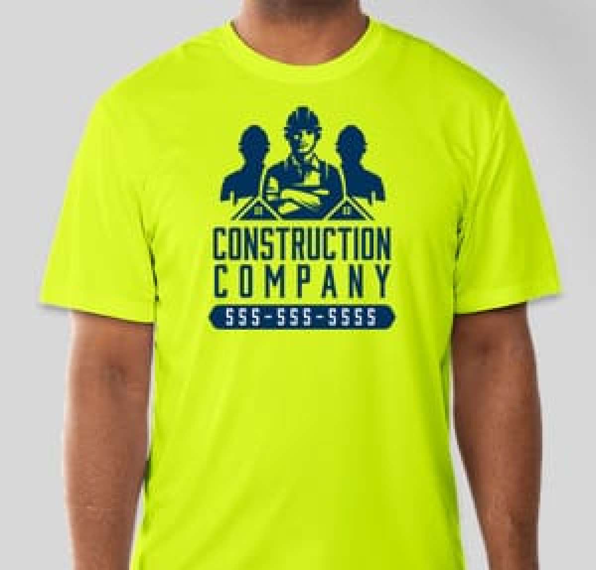 Custom Printed Construction t shirts