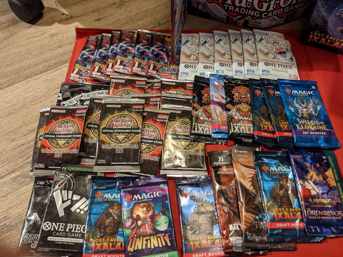 unopened Pokemon and magic stuff