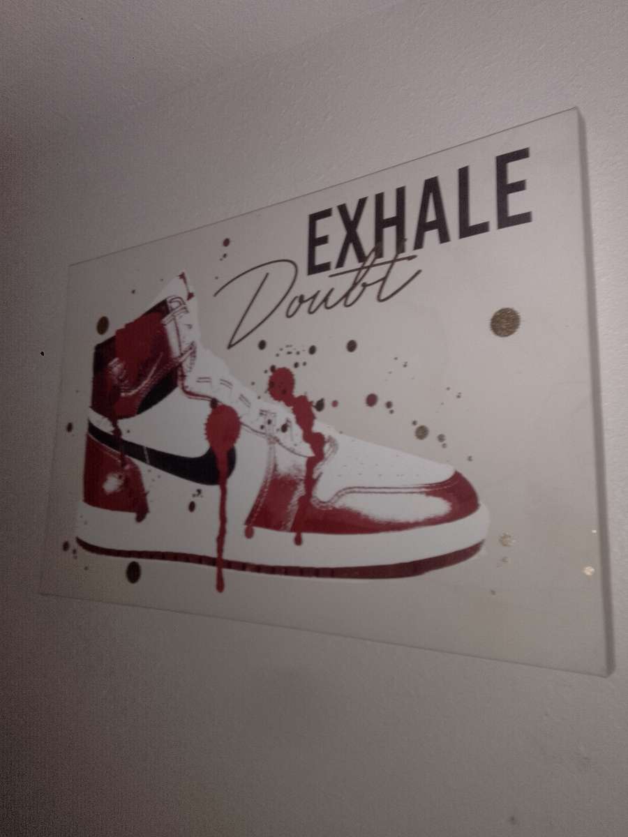 AIR JORDANS 1 BEDROOM POSTER