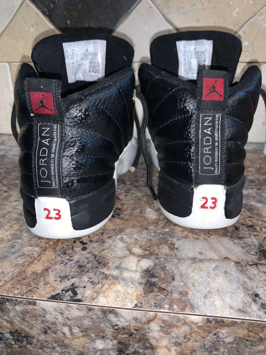 Air Jordan 12 Retro Playoffs Size 1Y New 151186006