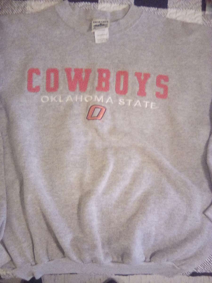 Oklahoma State Medium Grey Sweat Top