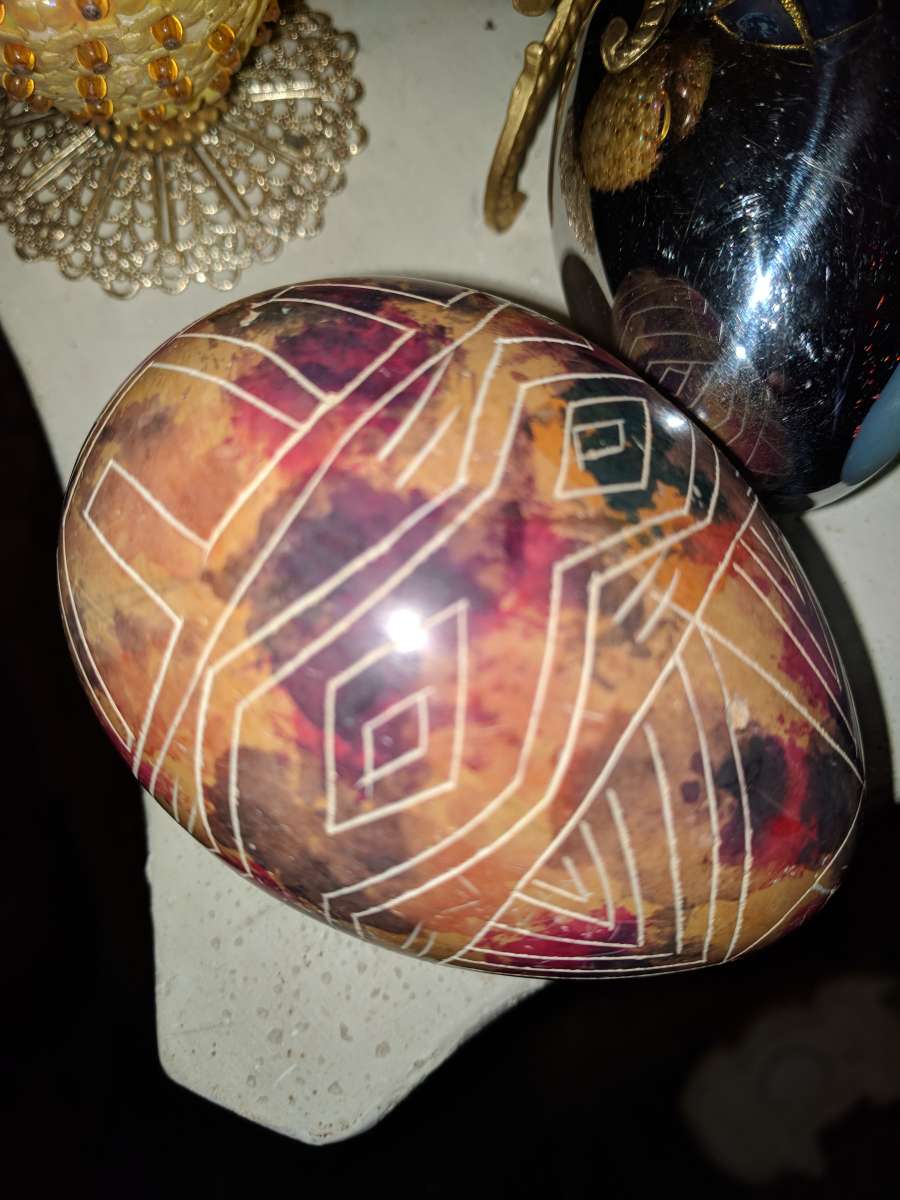 antique custom eggs vintage style