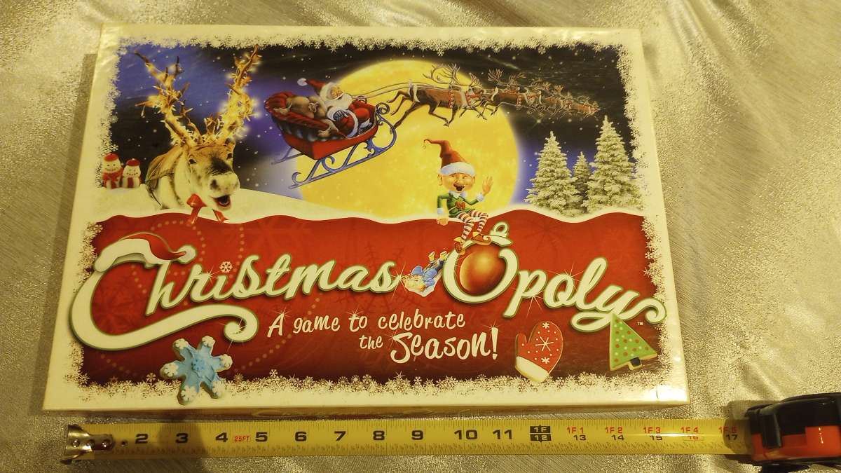 CHRISTMAS OPOLY Collectible Seasonal Board Game