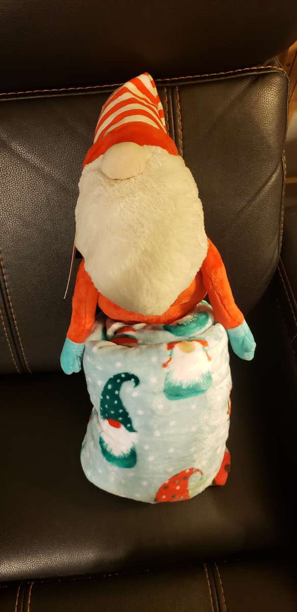 Santa Gnome Max Studio Throw Blanket and Kids Decorative San