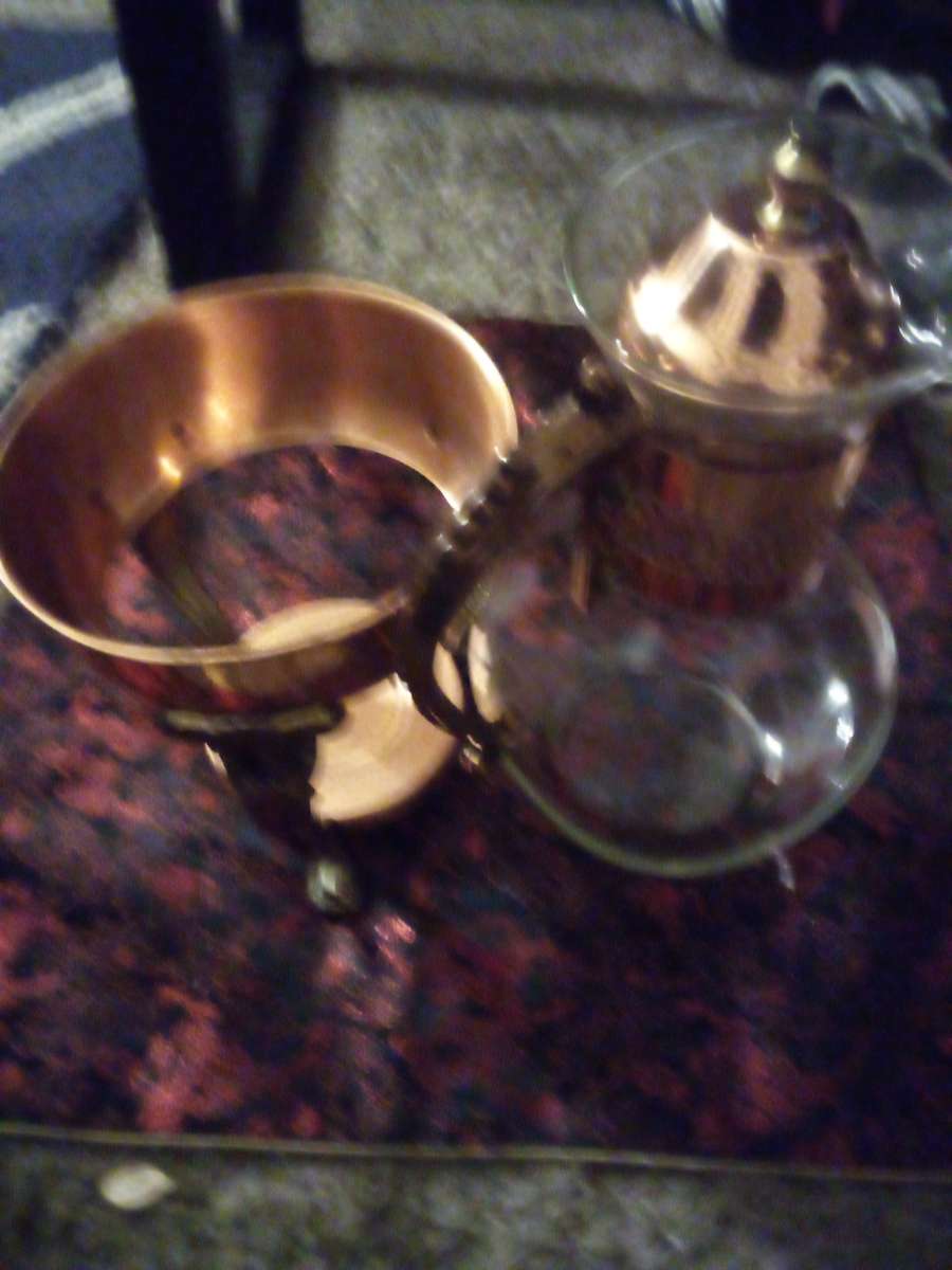 antique tea and coffee pot