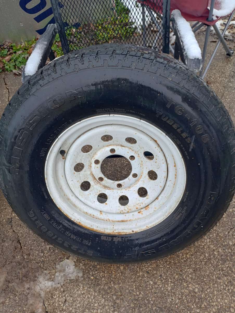 two trailer tires 16 inch