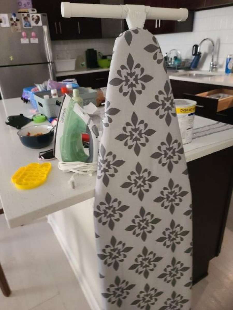 earbuds and a Galaxy watch band and iron and entertainment s