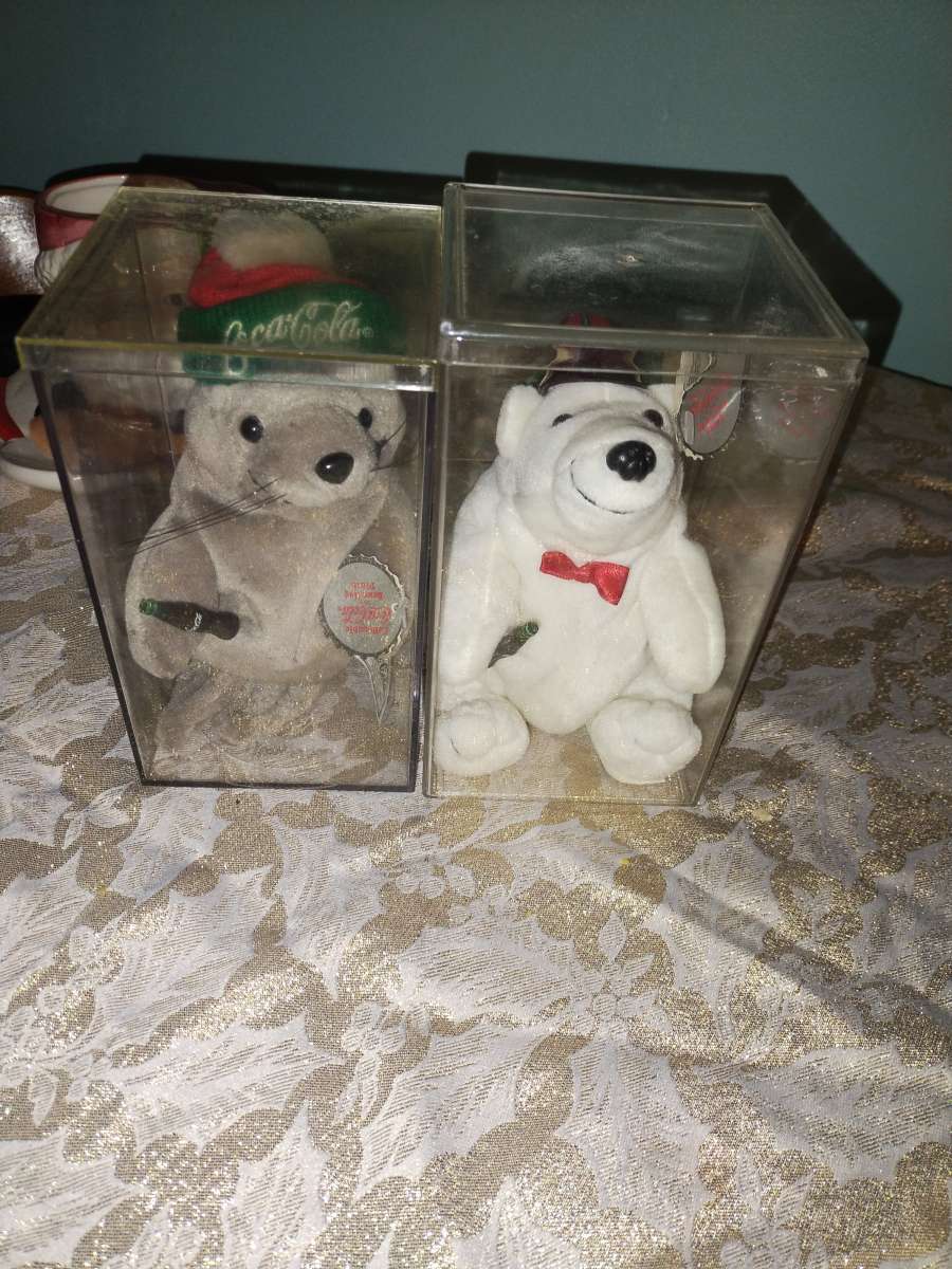 4 piece set CocaCola  beans bear