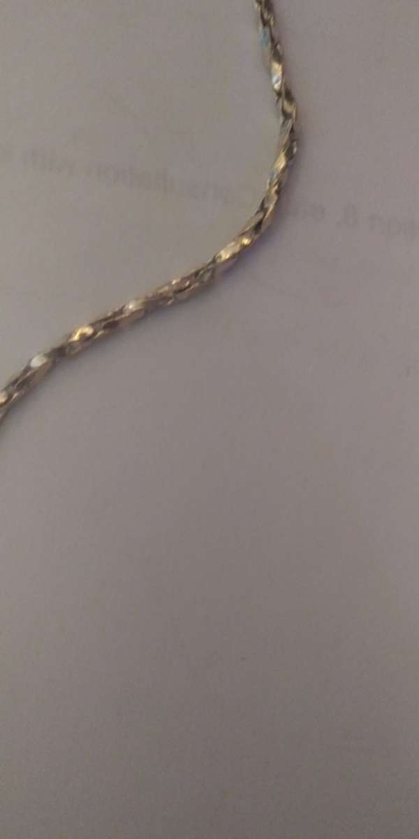 silver necklace