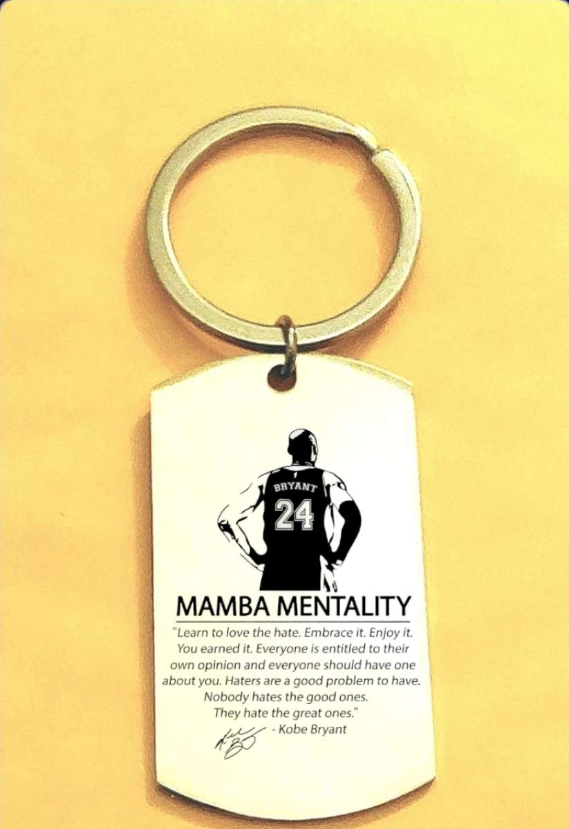 Kobe bryan mamba mentality Hot Keychain