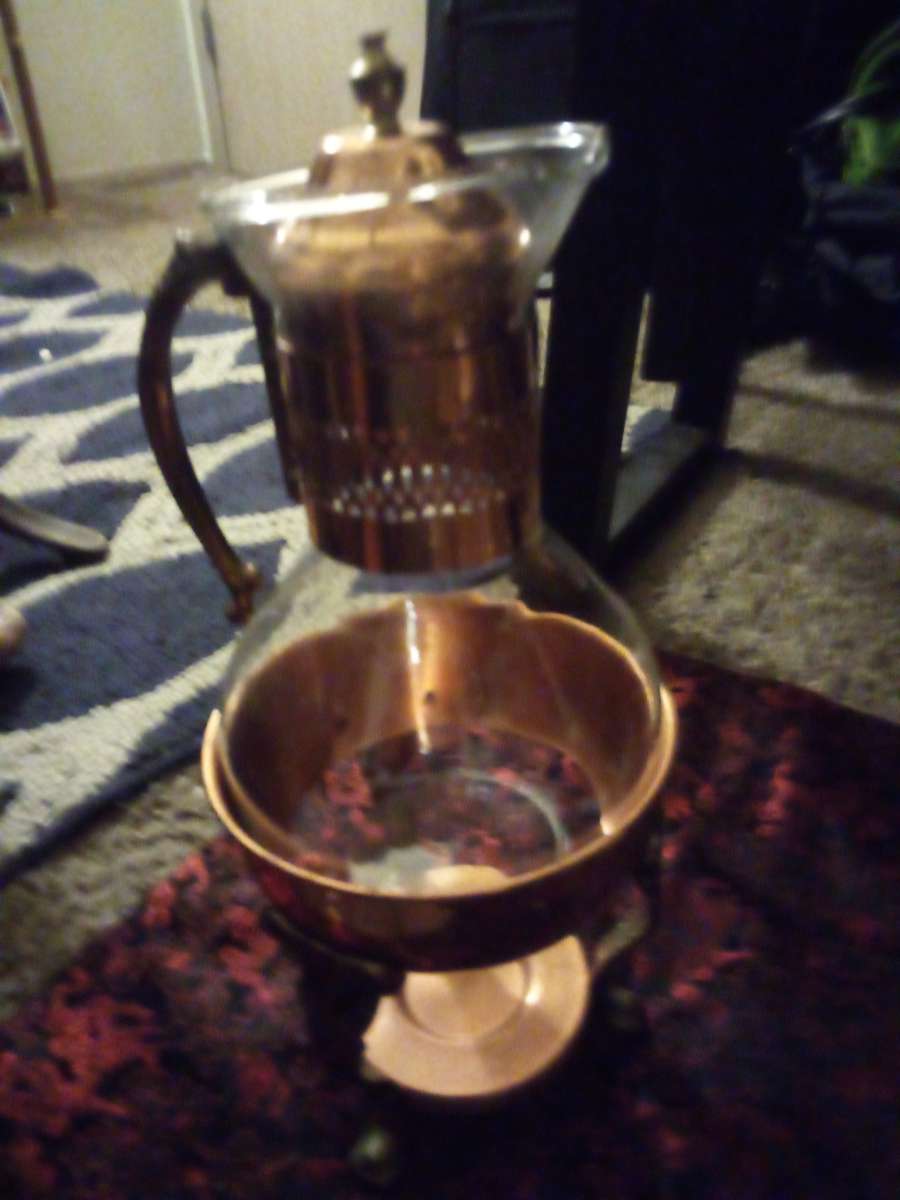 antique tea and coffee pot