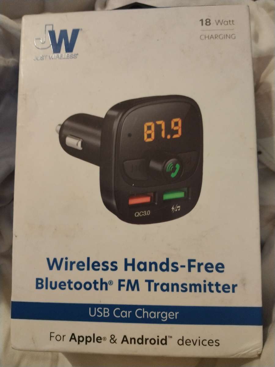 wireless handsfree Bluetooth FM transmitter