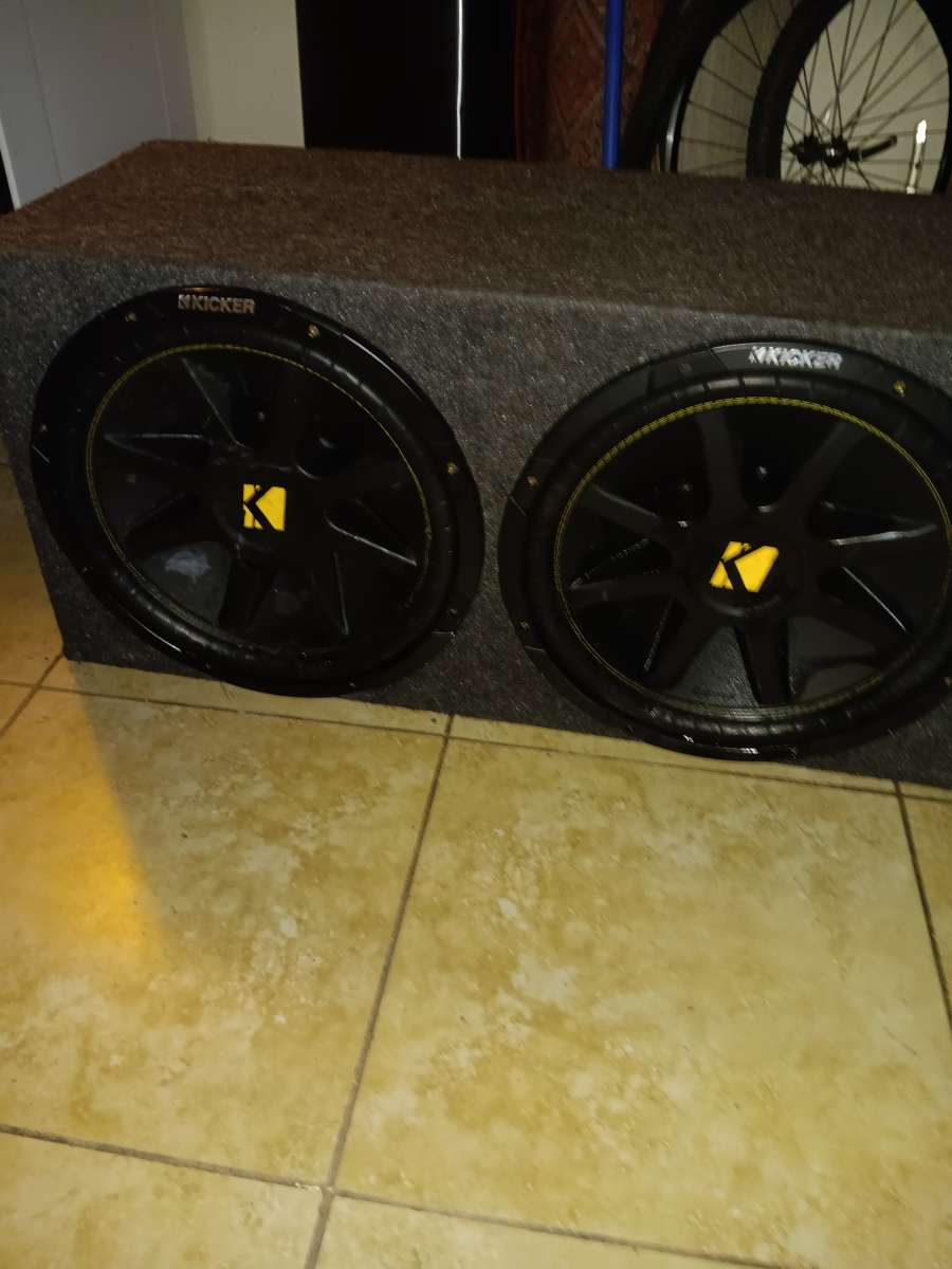 two 15 inch kicker