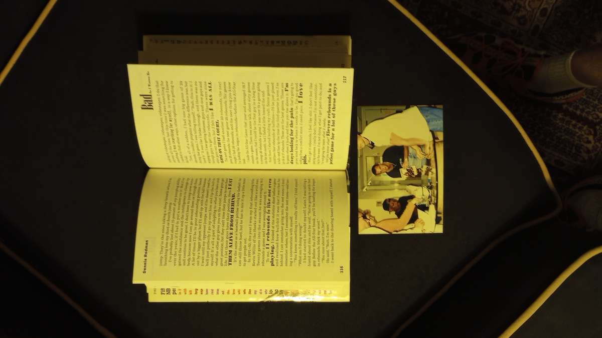 Autographed Signed with a picture of the book signing with C