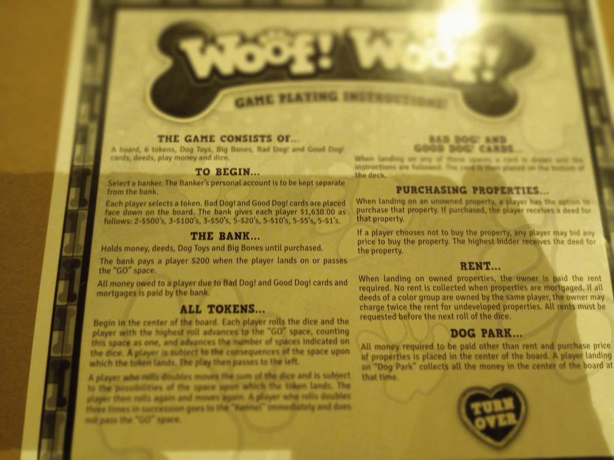 Pugopoly the Monopoly pug dog board game