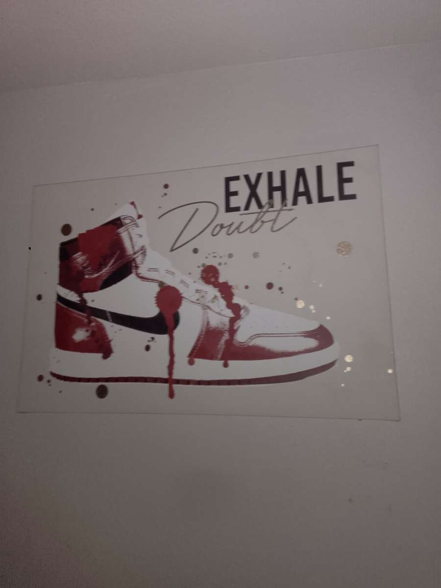 AIR JORDANS 1 BEDROOM POSTER