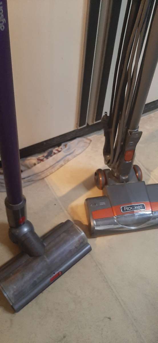 Dyson n shark stick vac set