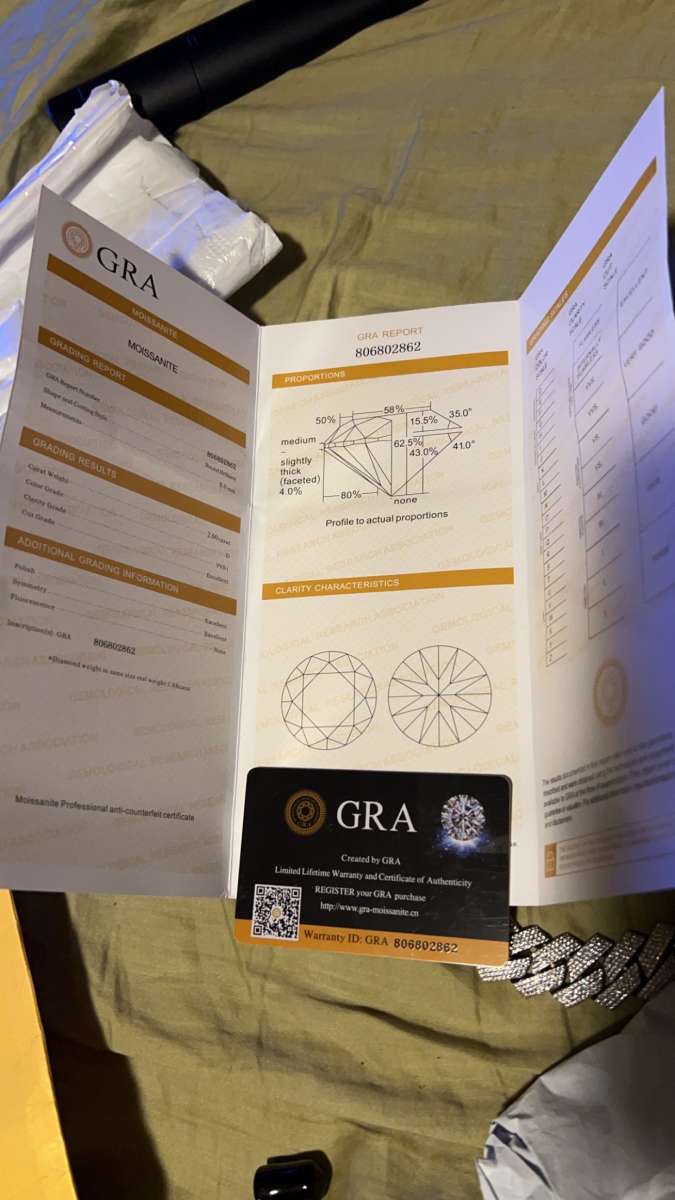 VVS Moissanite Chain