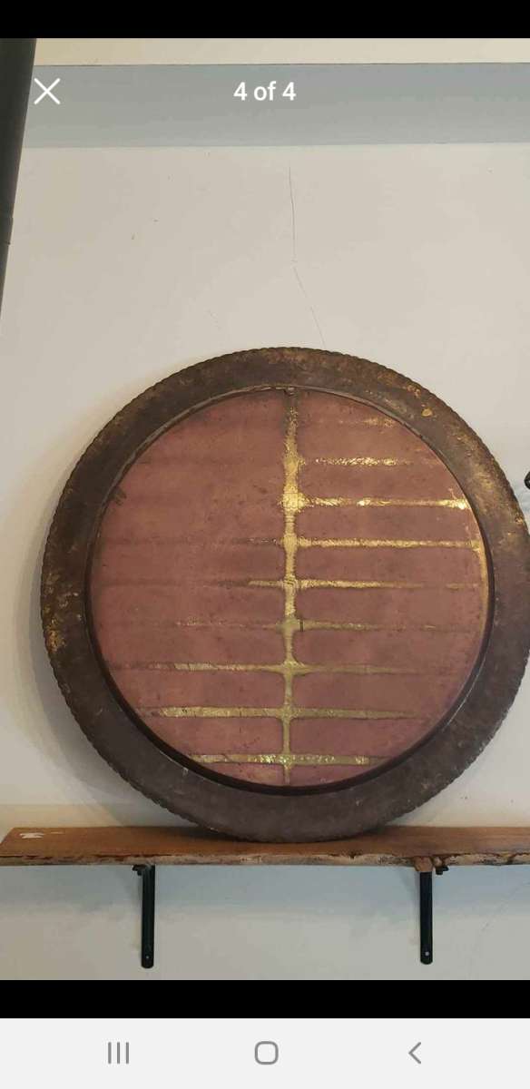 Vintage Brass Tray Tabletop