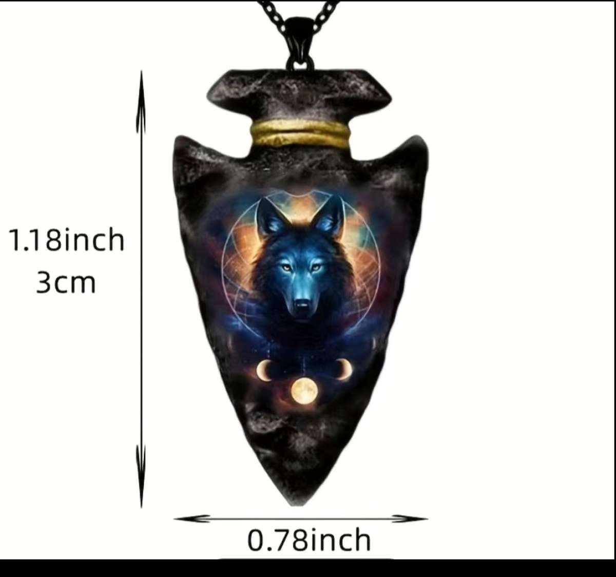 Wolf Arrow Pendants
