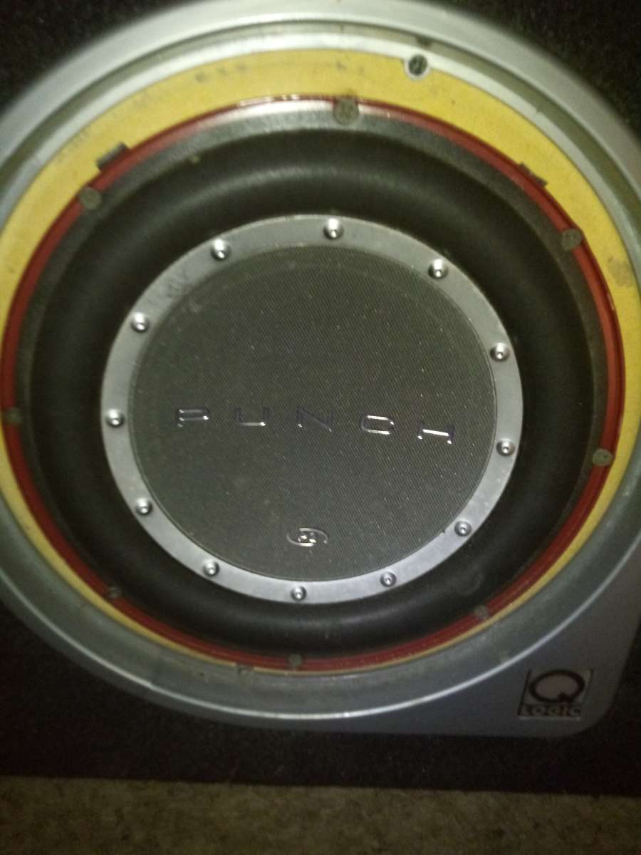 Rockford fosgate punch 2 amp with punch 2 subwoofer