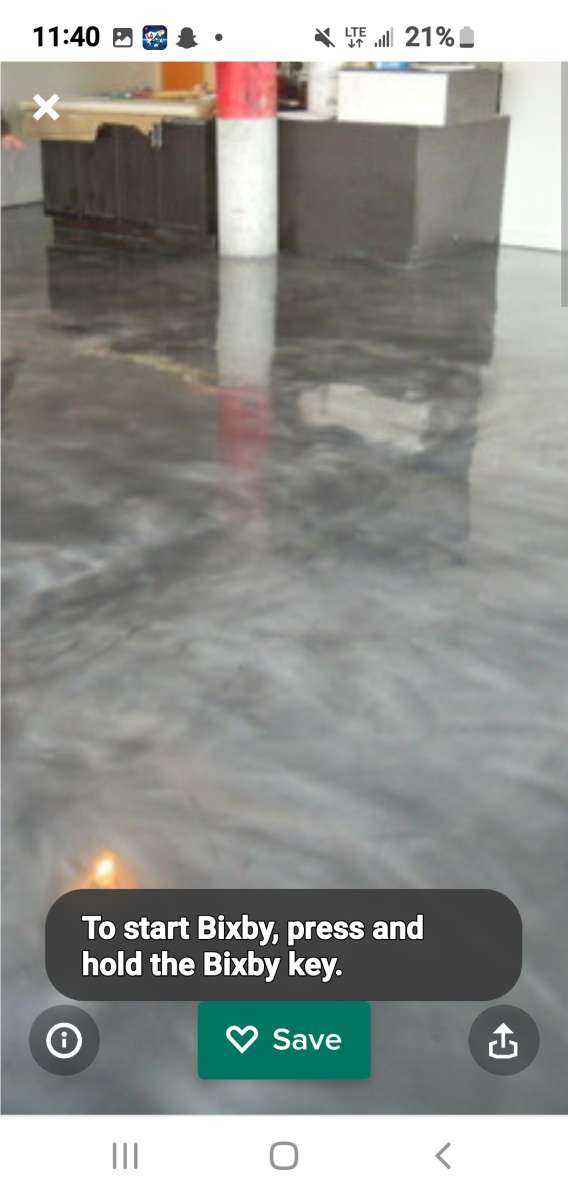 Acid staining concrete