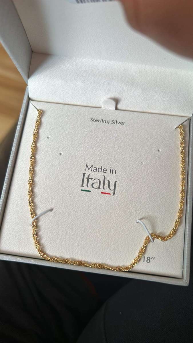 ecklace 18 in Sterling silver