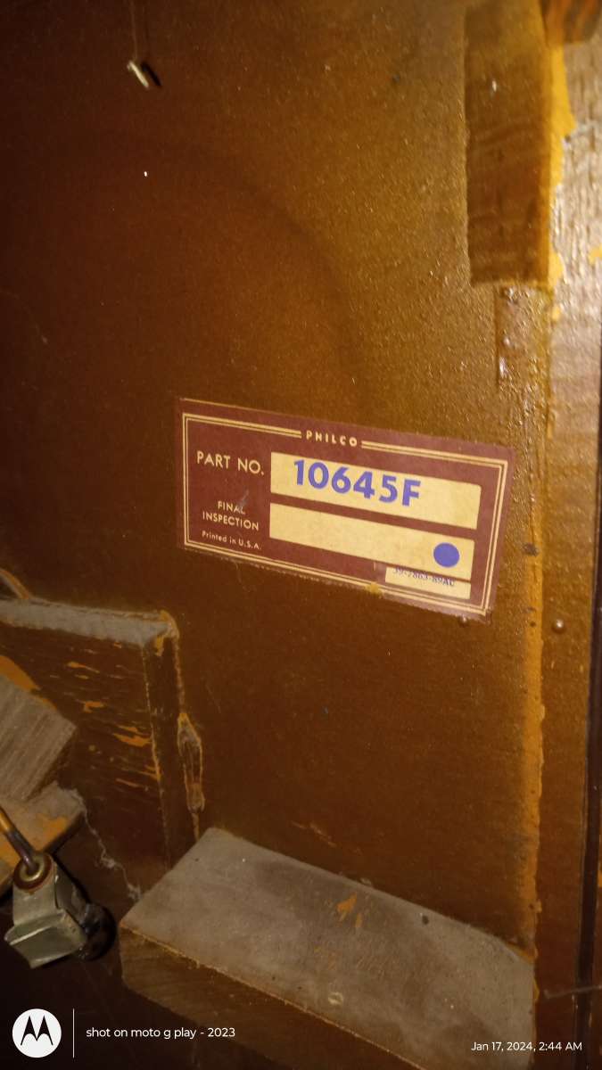 antique floor radio with phono