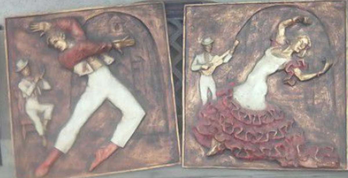 vintage fiberglass sculptures